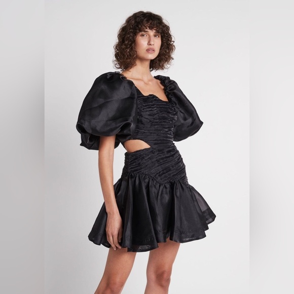 AJE Joan puff sleeve mini dress - Picture 3 of 8